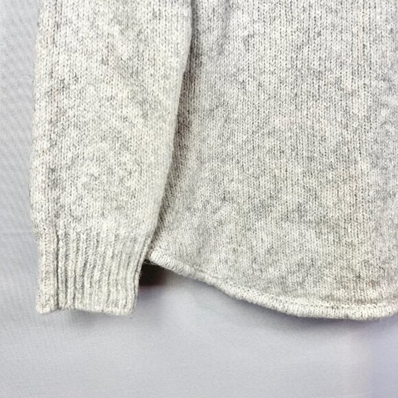 MICHAEL Michael Kors Gray Cowl Neck Alpaca Blend Scoop Hem Knit Sweater L - Picture 5 of 6